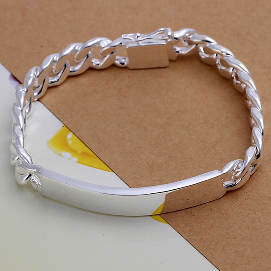 Resin Bangle Bracelet - Charm 925 Sterling Silver Design Noble
