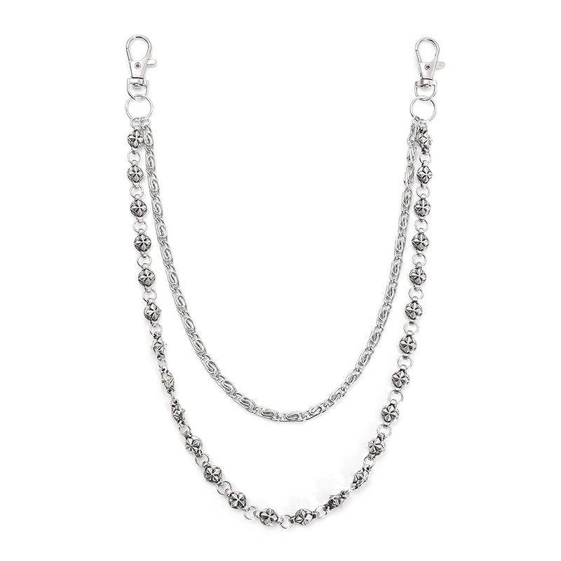 Trendy Hip Hop Double Layer Je - Women Accessories Pk review and price