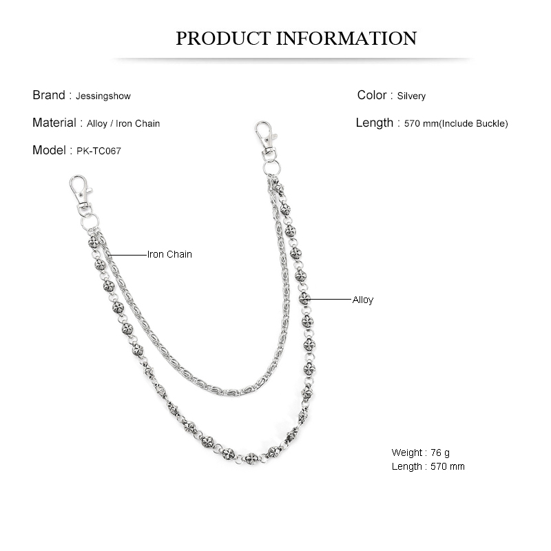 Trendy Hip Hop Double Layer Je - Women Accessories Pk review and price
