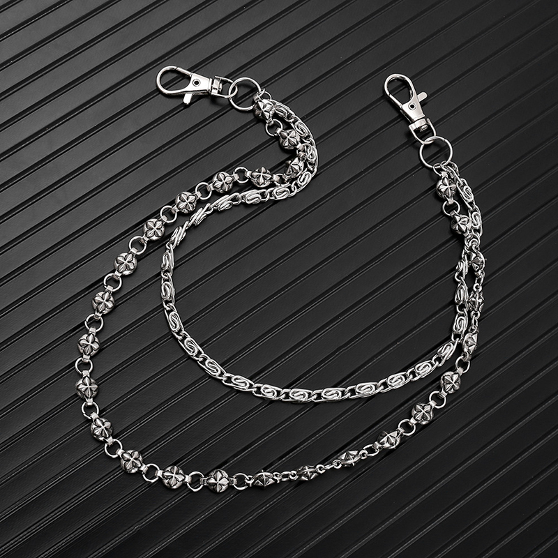 Trendy Hip Hop Double Layer Je - Women Accessories Pk review and price