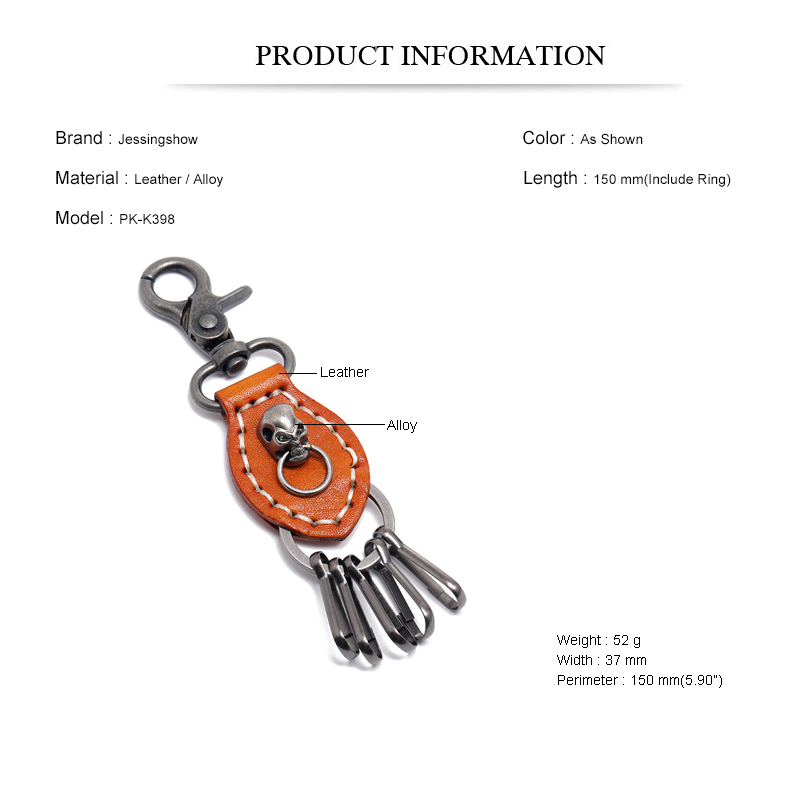 Jessingshow Leather KeyChain H - Women Accessories Pk review and price