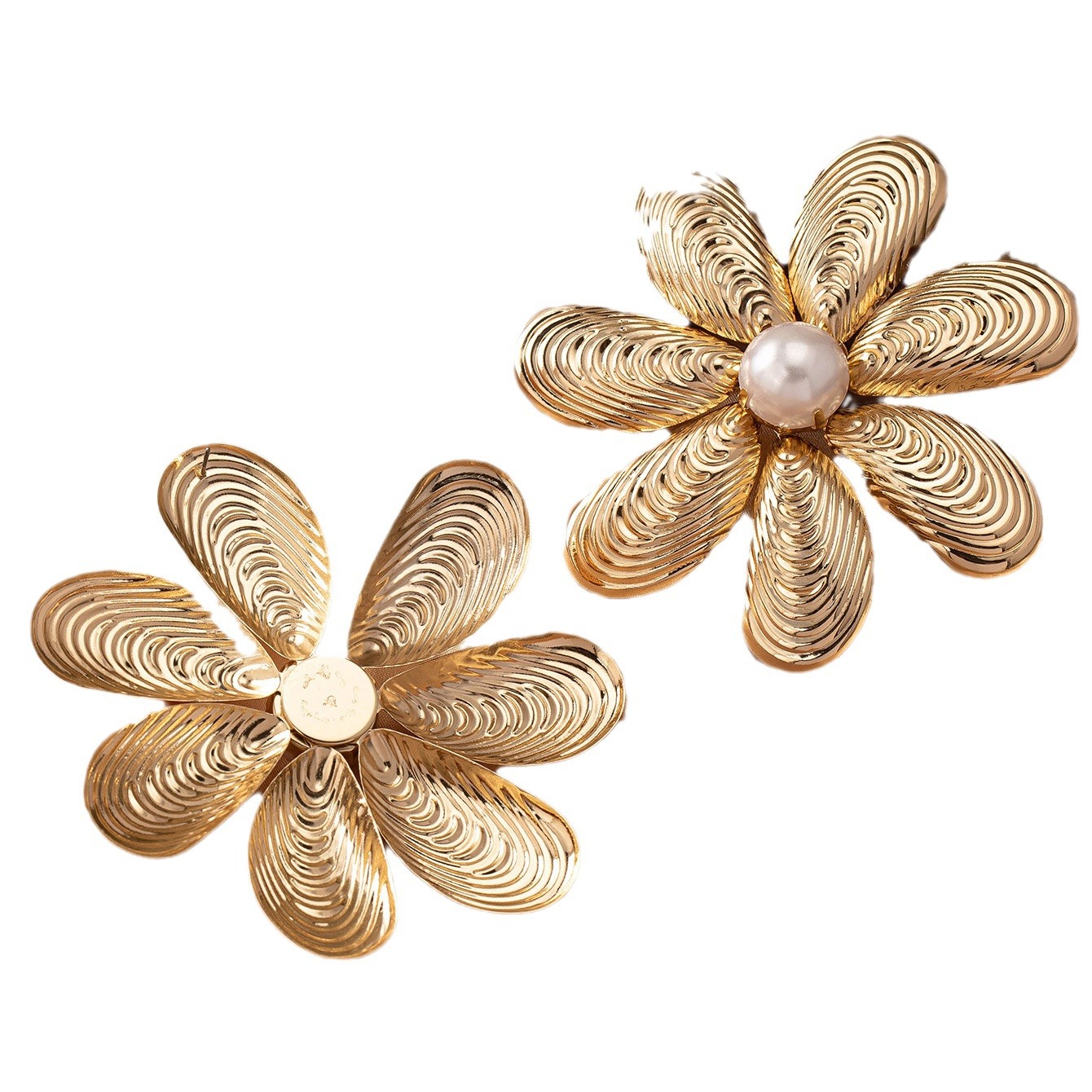 Large Metal Flower Earrings fo - Women'S Accessories Jewelry Sale review and price