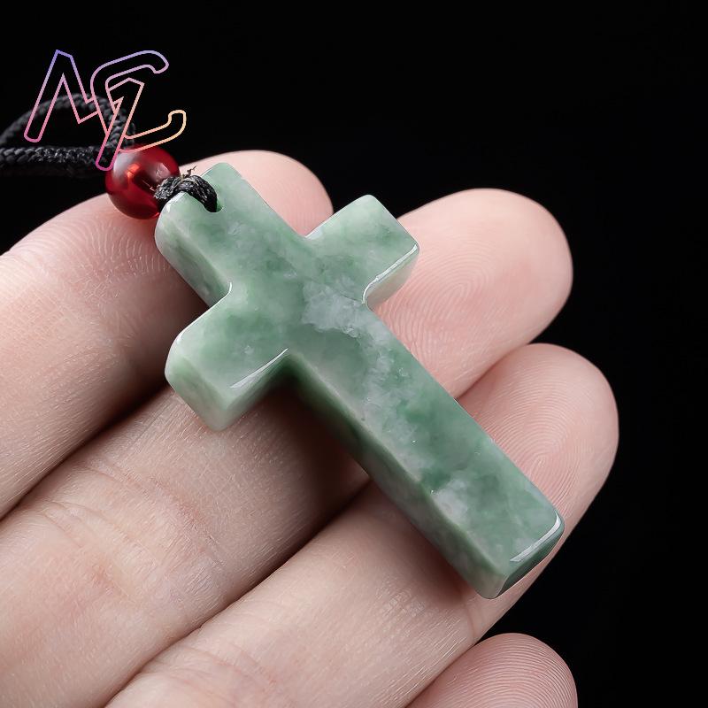 Myanmar Jadeite Cross Pendant  - Women'S Accessories review and price