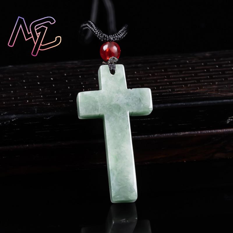 Myanmar Jadeite Cross Pendant  - Women'S Accessories review and price