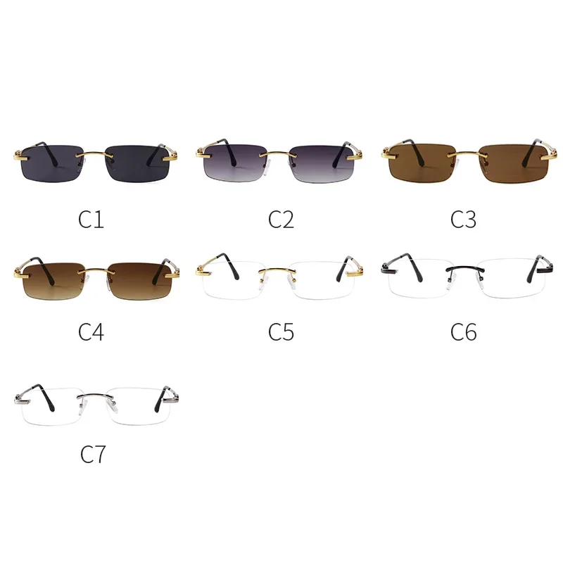 ZXIAC Simple Rimless Square Su - Women Accessories Shop Design review and price