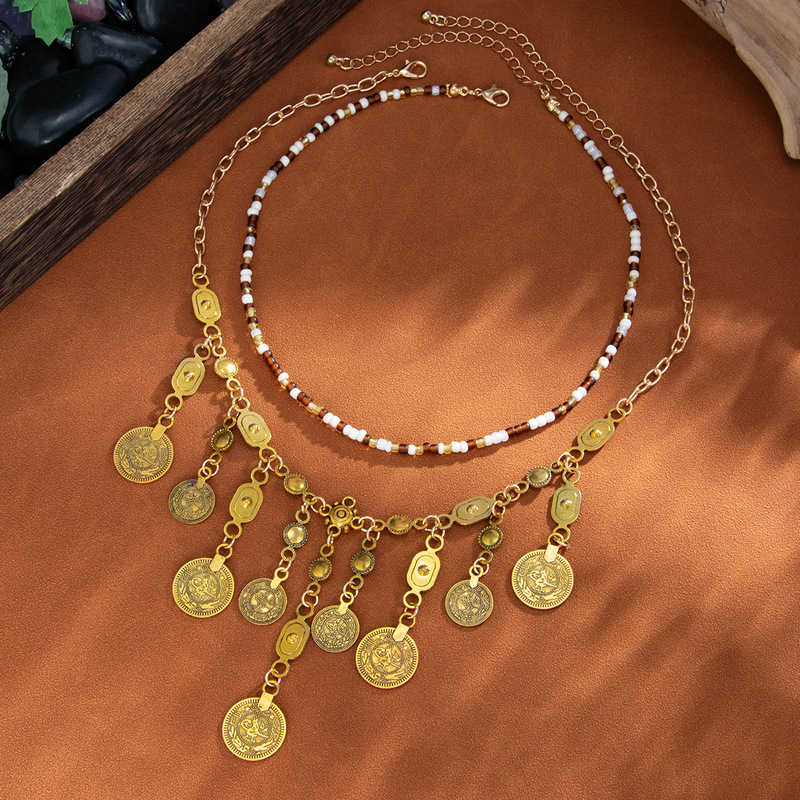 Neova Retro Coin Pendant Choke - Women'S Accessories For Neck review and price