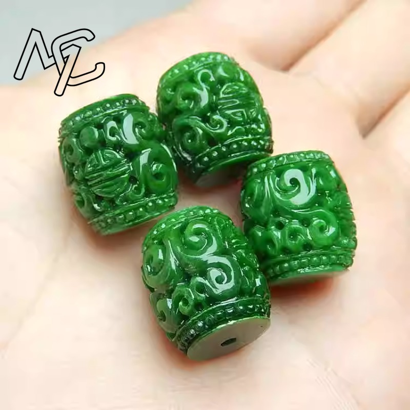 5pc Natural Green Jade Carving - Women'S Accessories review and price