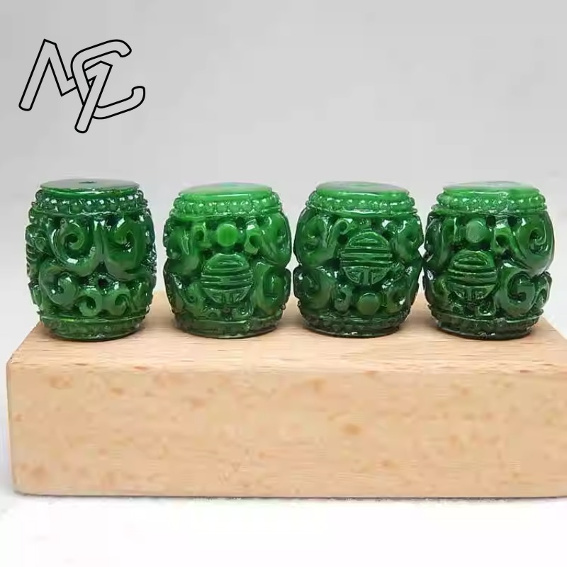 5pc Natural Green Jade Carving - Women'S Accessories review and price