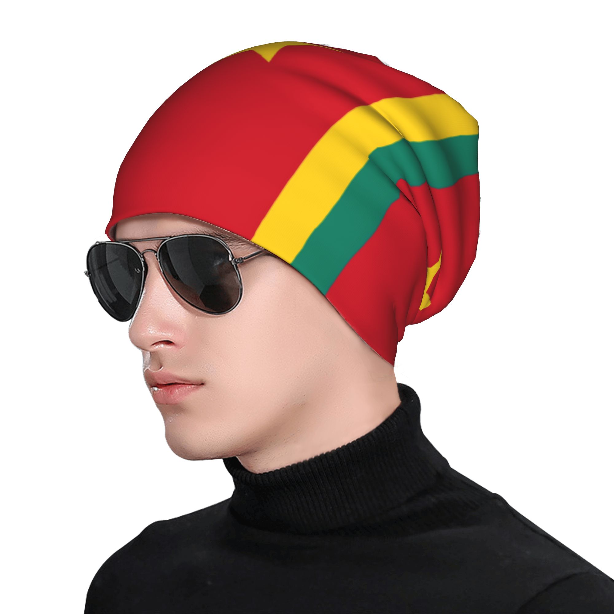 Qatar Flag Beanie Hats  Cool C - Women Accessories Qatar review and price