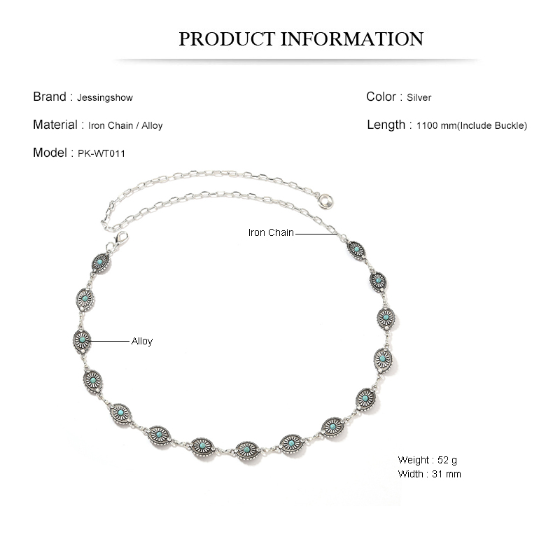 Vintage Metal Waist Chain with - Women Accessories Pk review and price