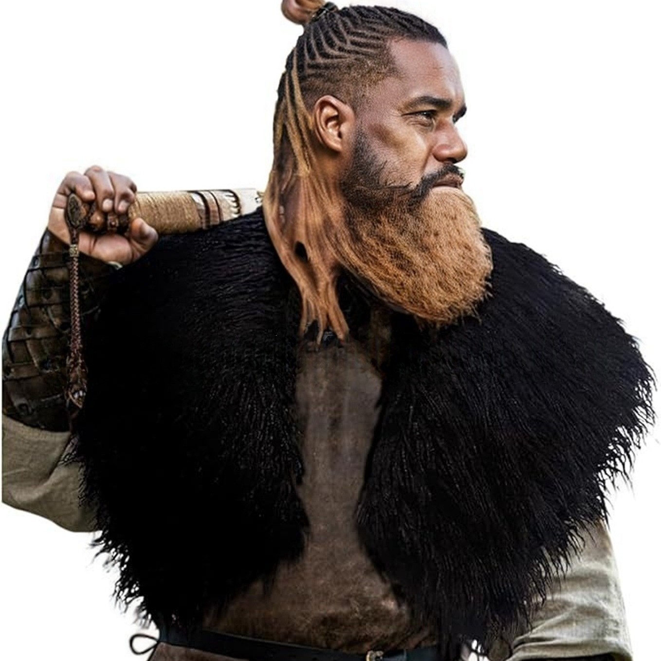 Halloween Fur Collar Winter Cl - Women'S Viking Accessories review and price