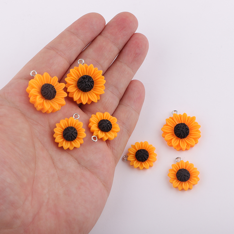 10pcs/lot Sunflower Flower Res - Resin Bangle Bracelet review and price
