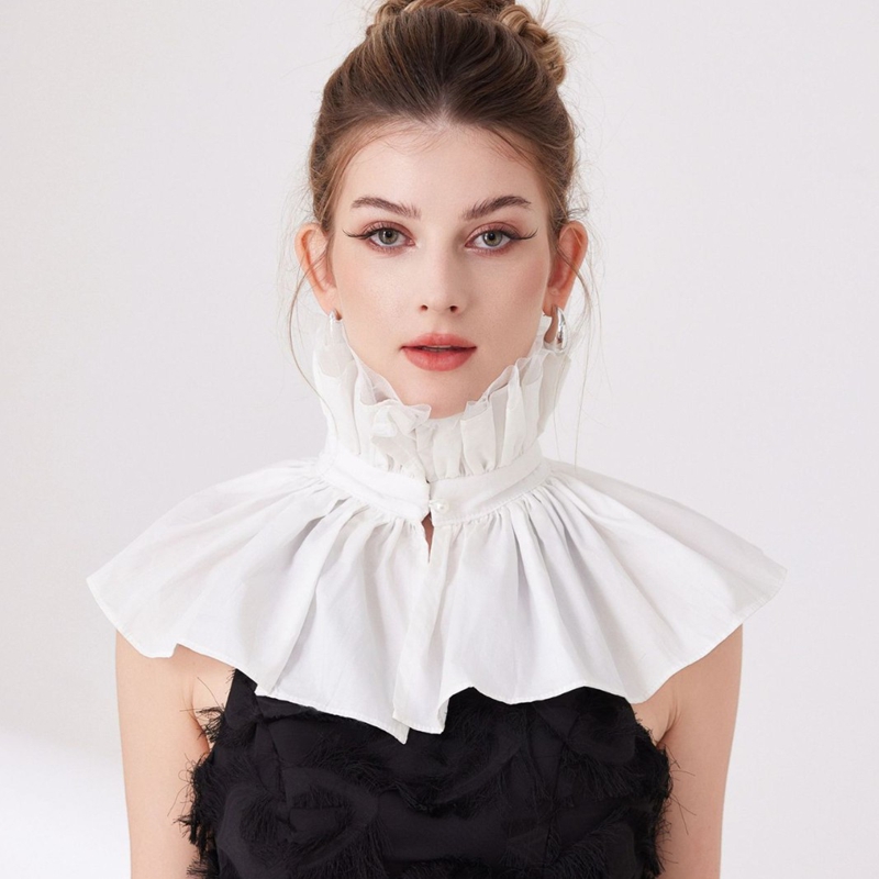 Detachable High Ruffled False  - Women'S Accessories review and price