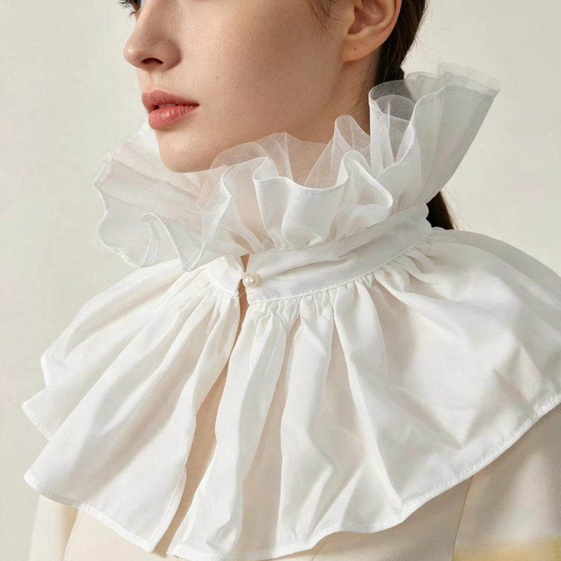 Detachable High Ruffled False  - Women'S Accessories review and price