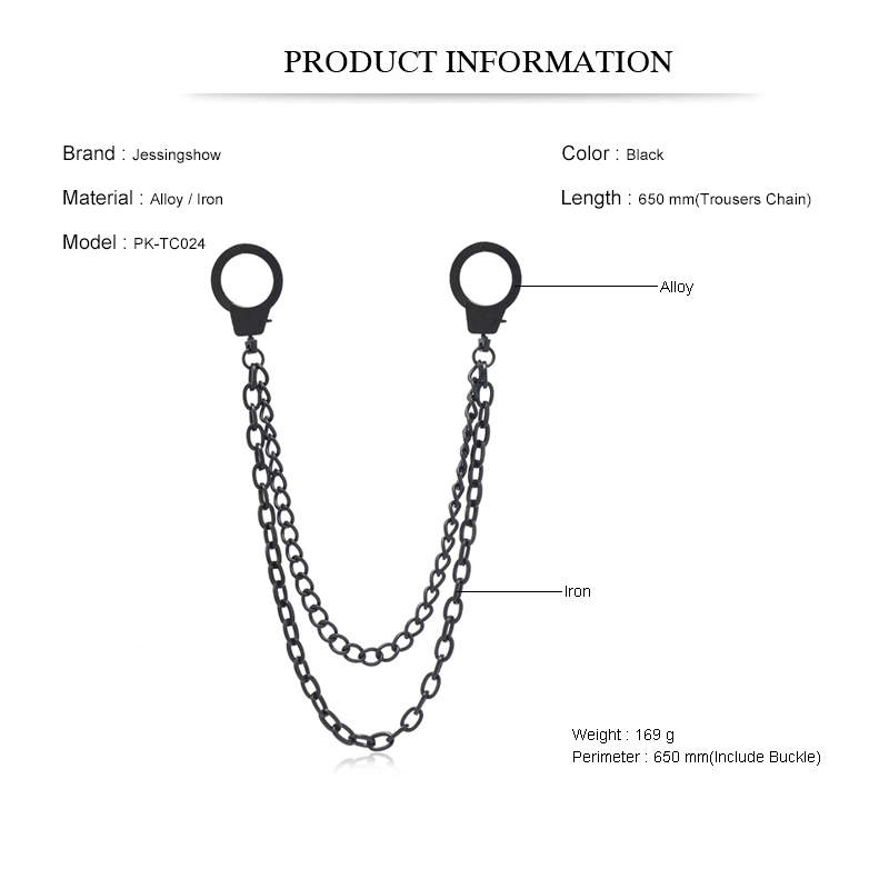 Punk Style Chain On The Jeans  - Women Accessories Pk review and price