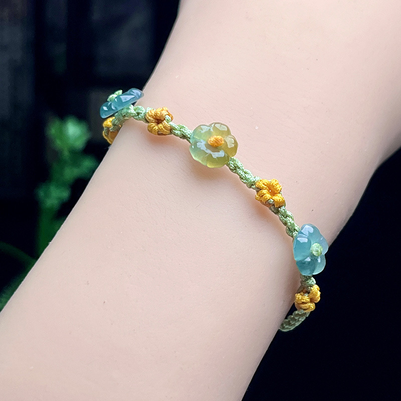 Myanmar Jadeite Flower Bracele - Women'S Accessories review and price
