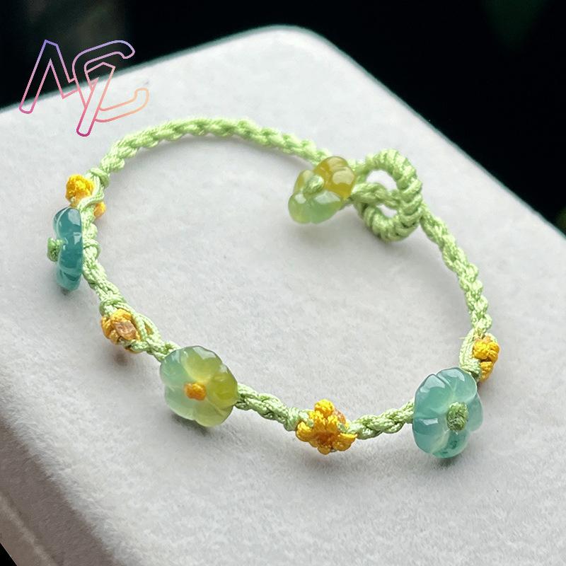 Myanmar Jadeite Flower Bracele - Women'S Accessories review and price