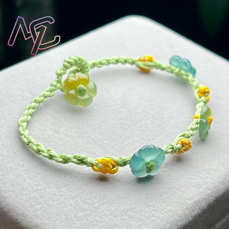 Myanmar Jadeite Flower Bracele - Women'S Accessories review and price