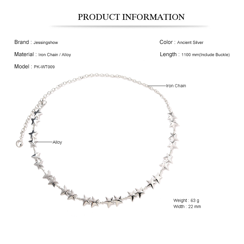New Alloy Five-Point Star Wais - Women Accessories Pk review and price