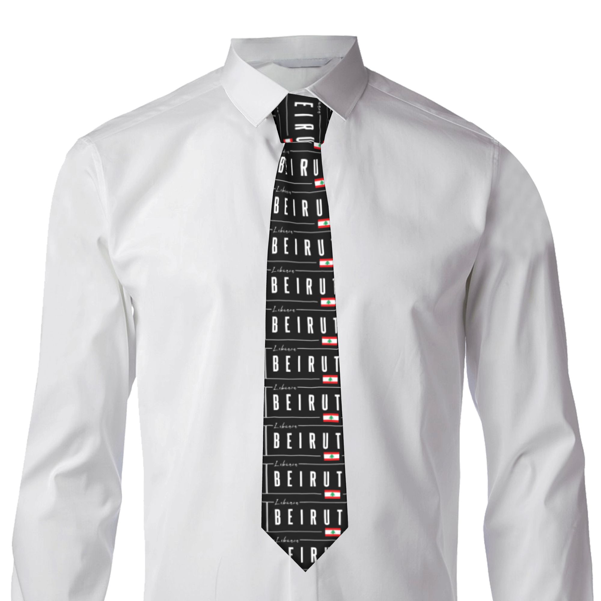 Beirut Lebanon Flag Tie  Cospl - Women Accessories Lebanon review and price