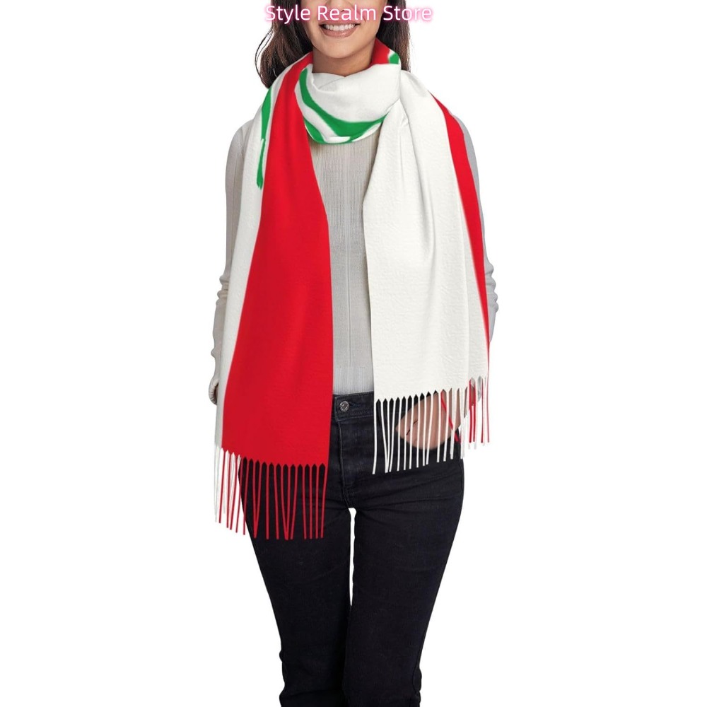 Flag Of Lebanon Print Polyeste - Women Accessories Lebanon review and price