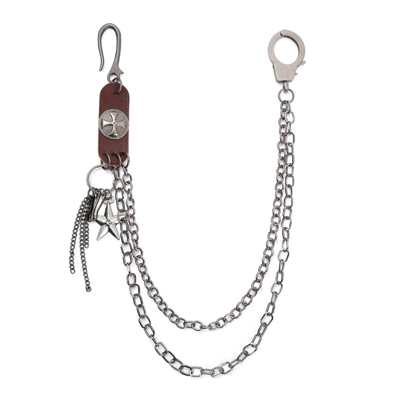 Punk Steet Cowhide Keychains C - Women Accessories Pk review and price