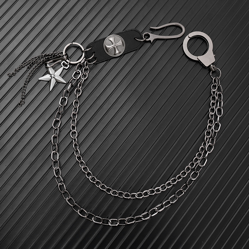 Punk Steet Cowhide Keychains C - Women Accessories Pk review and price