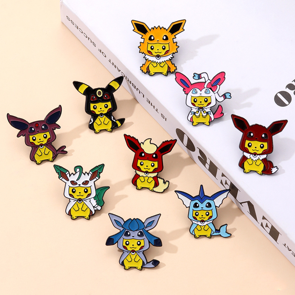 9Pcs Anime Pokemon Lapel Pins  - Women'S Accessories Jewelry Sale review and price