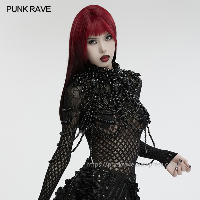 PUNK RAVE Women's Gothic Skull - Women'S Accessories For Neck review and price