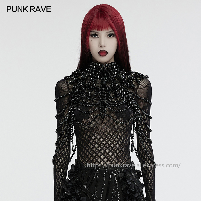 PUNK RAVE Women's Gothic Skull - Women'S Accessories For Neck review and price