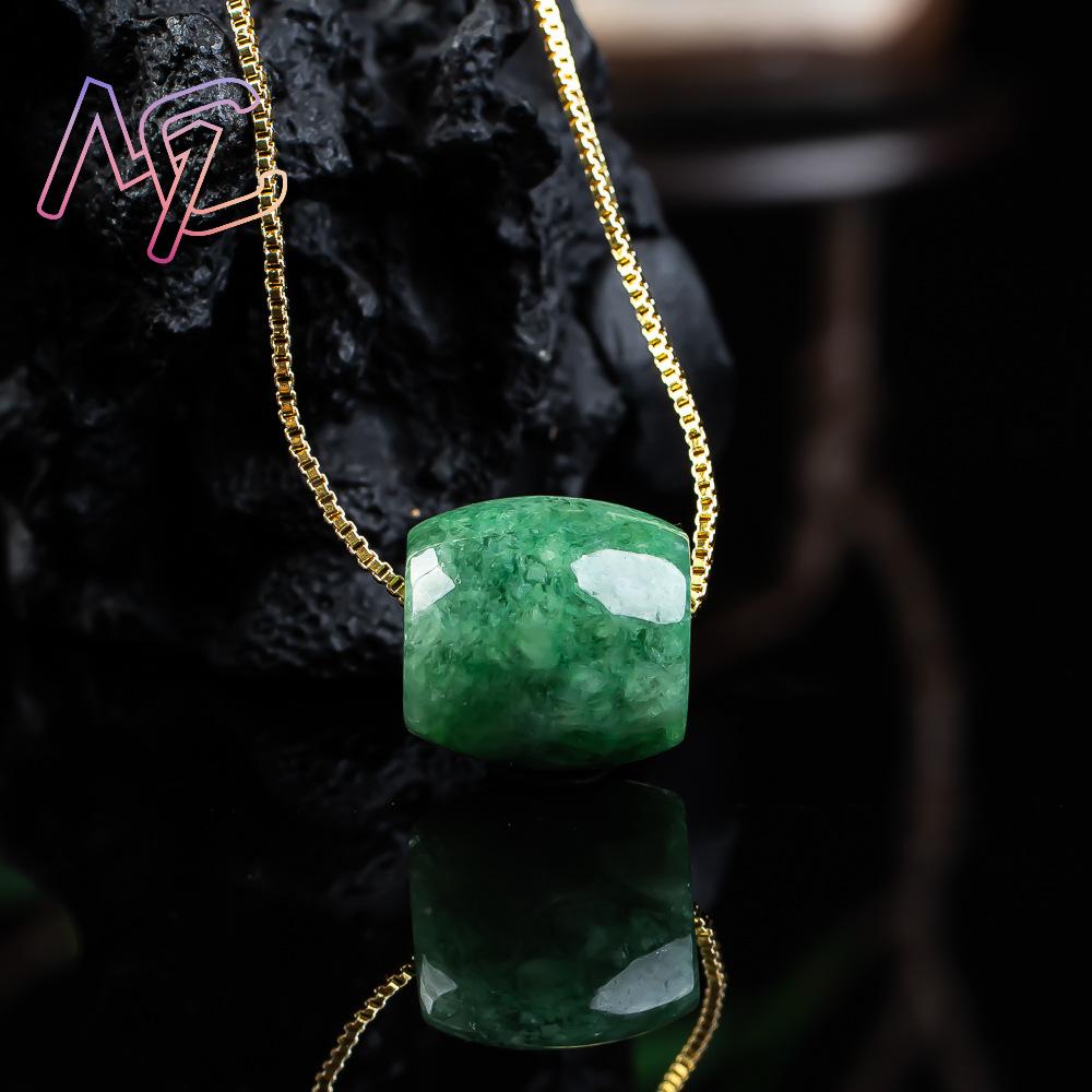 Natural Real Jade Bead Pendant - Accessories Woman review and price