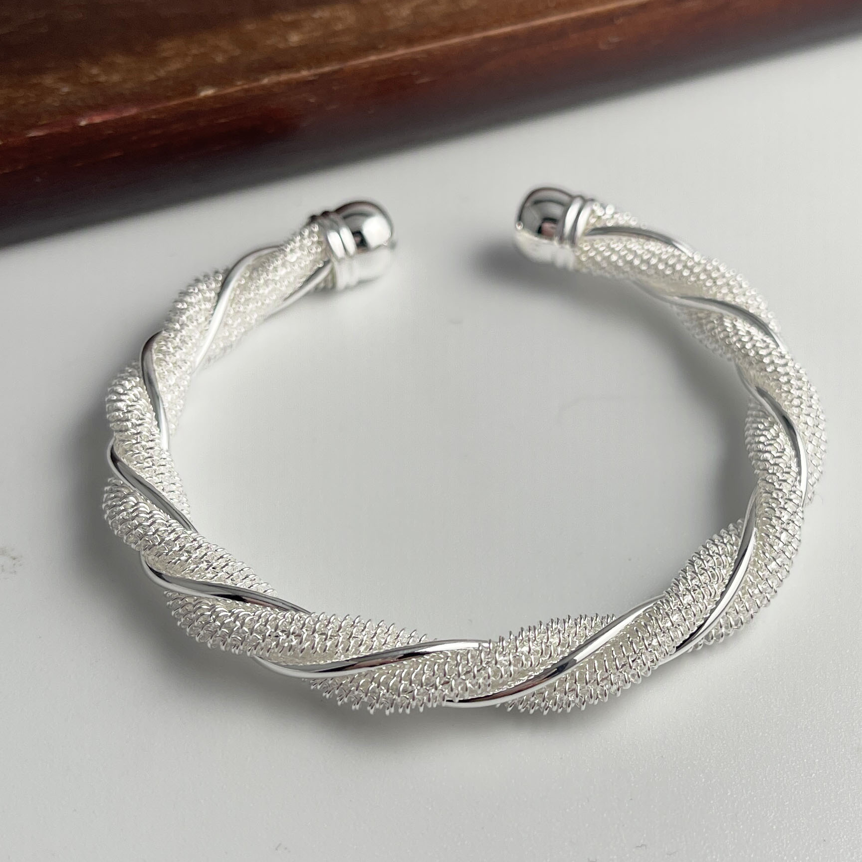 100% Solid 925 Sterling Silver - Resin Bangle Bracelet review and price