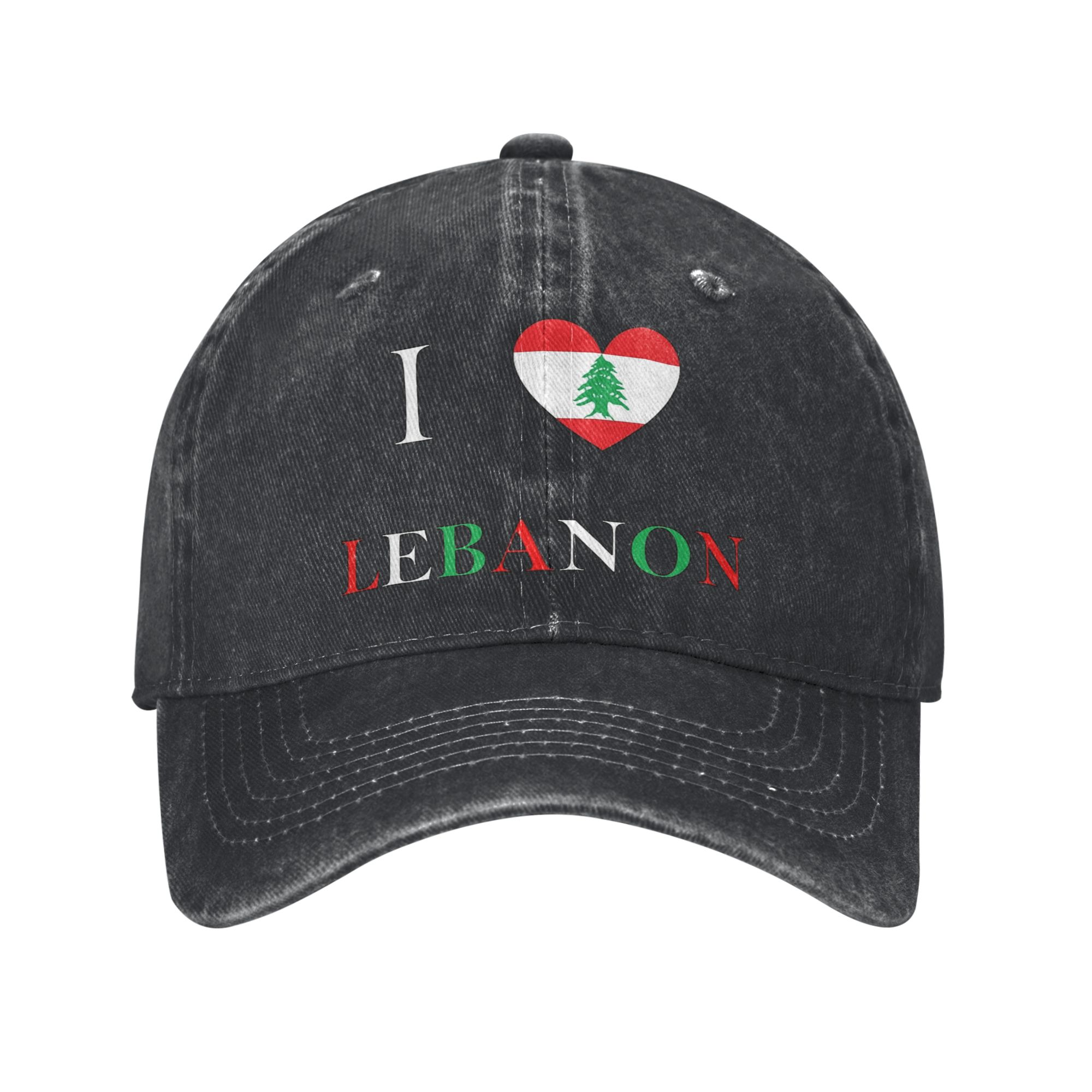 Lebanon Flag Heart Trucker Hat - Women Accessories Lebanon review and price