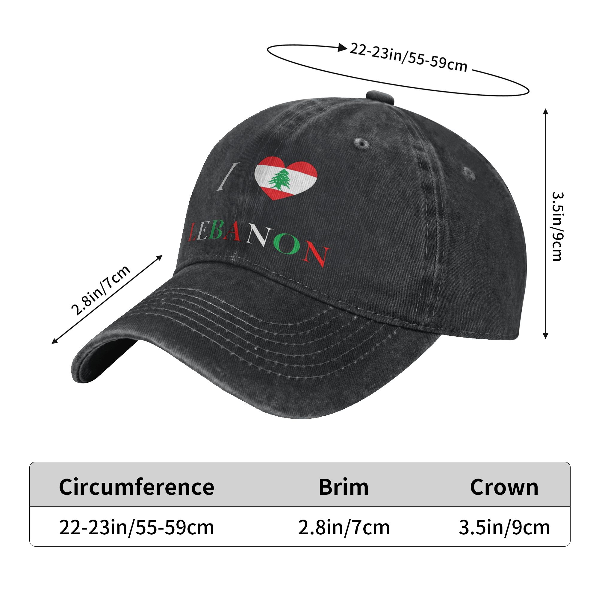 Lebanon Flag Heart Trucker Hat - Women Accessories Lebanon review and price