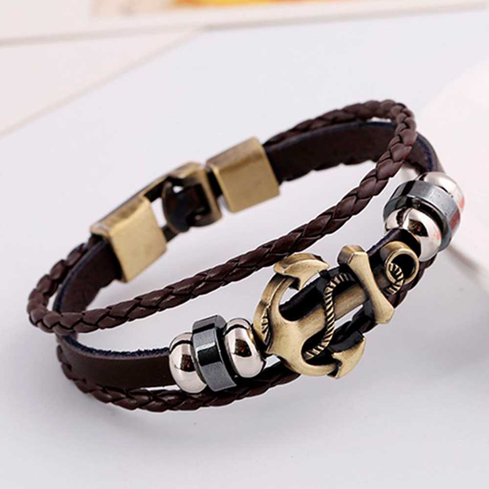 Multi Layered Vintage Leather  - Women Accessories Pk review and price
