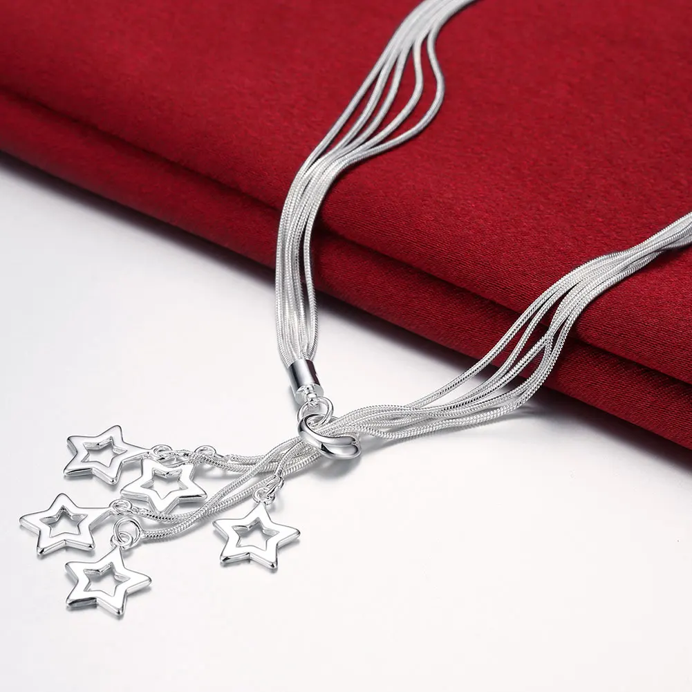 45cm Hot sale 925 Sterling Sil - Women'S Accessories Jewelry Sale review and price