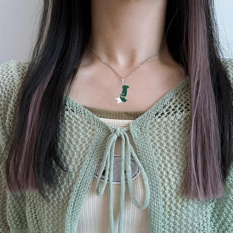 Couples Pakistan Map Necklace - Women Accessories Pakistan review and price