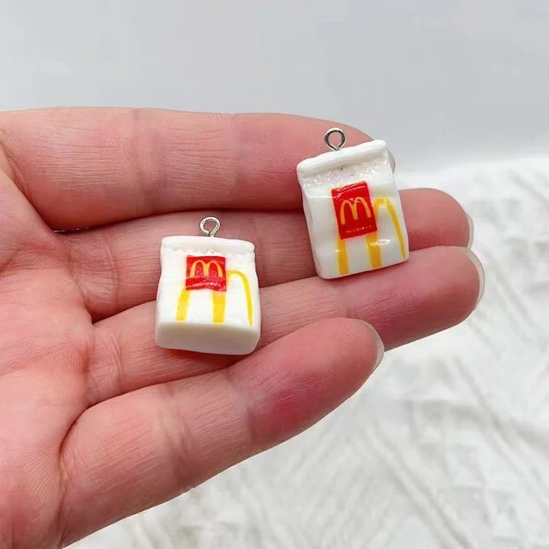 10pcs/Lot Resin 3D Food Hambur - Resin Bangle Bracelet review and price